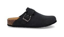 BIONATURA VEGAS CIABATTA CHIUSA CRAZY HORSE NERO 